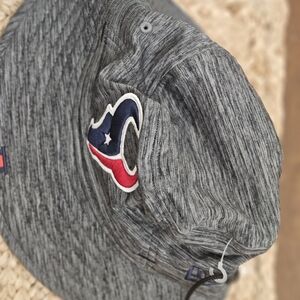 New Era Houston Texans Charcoal and Red Men's Bucket Hat